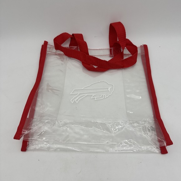 Handbags - Buffalo Bills Clear Reusable Plastic Tote Bag Stadium Approved